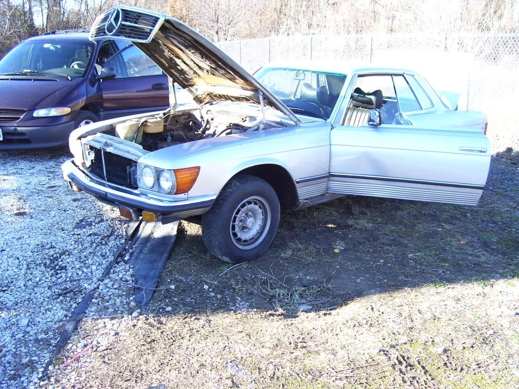 Mercedes R107 Euro bumpers and headlights wanted!! PeachParts